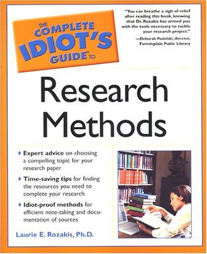 The complete idiot's guide to research methods