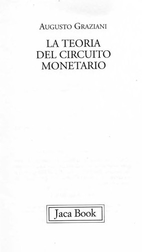 La teoria del circuito monetario