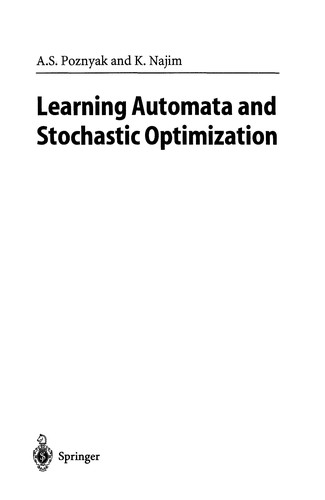 Learning automata and stochastic optimization