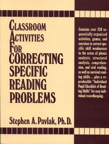 Classroom activities for correcting specific reading problems