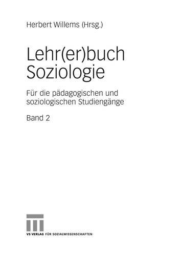 Lehr(er)buch Soziologie