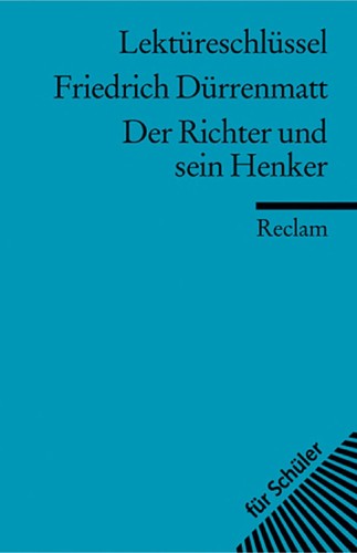 Du rrenmatt, Friedrich, Der Richter und sein Henker