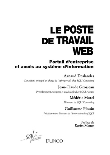 Le poste de travail Web