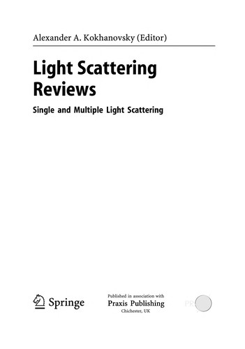 Light scattering reviews