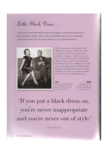 The little black dress