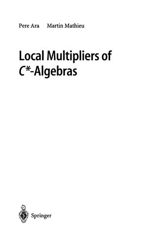 Local Multipliers of C*-Algebras