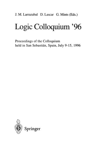 Logic Colloquium' 96