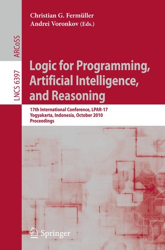 Logic for programming, artificial intelligence, and reasoning