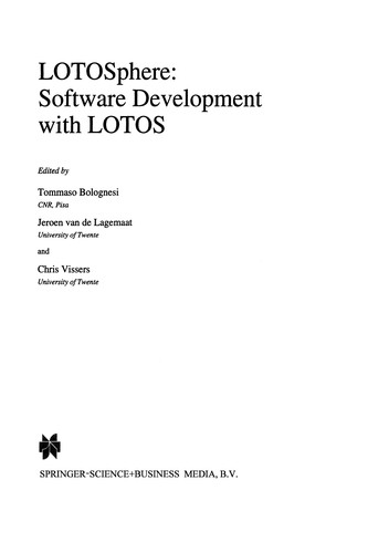 LOTOSphere: Software Development with LOTOS