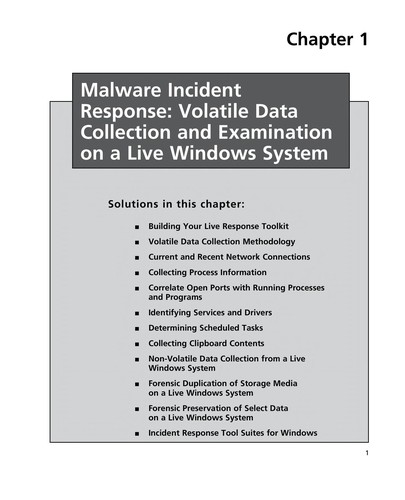 Malware forensics