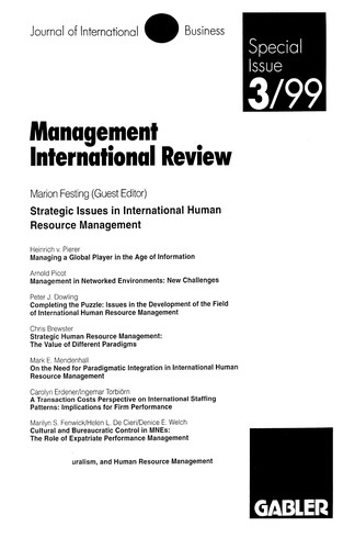 Management international review