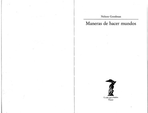 Maneras de Hacer Mundos