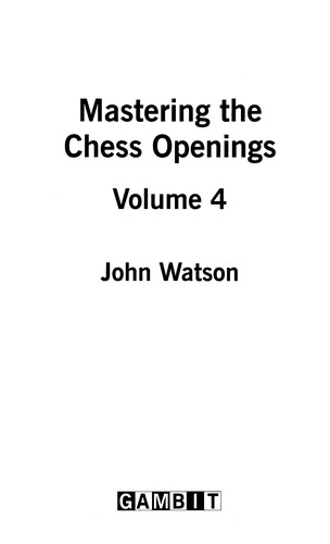 Mastering the chess openings