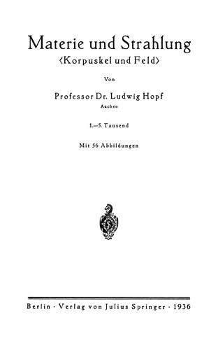 Materie und Strahlung