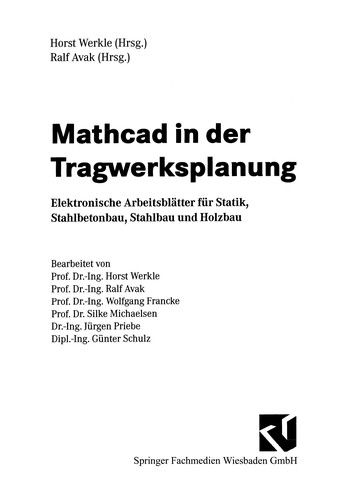 Mathcad in der Tragwerksplanung