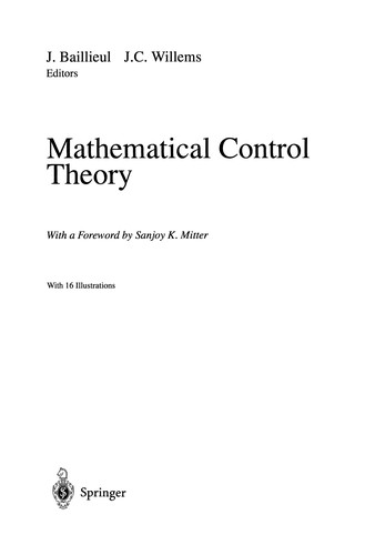 Mathematical Control Theory
