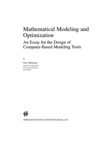 Mathematical Modeling and Optimization