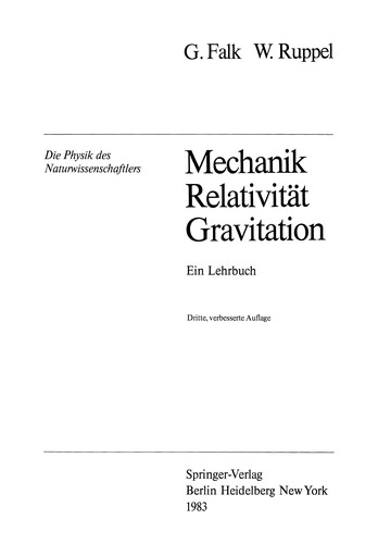 Mechanik, Relativität, Gravitation