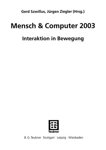 Mensch & Computer 2003
