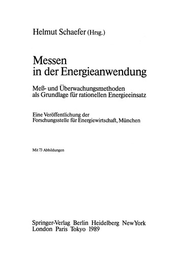 Messen in der Energieanwendung