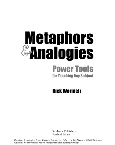 Metaphors & analogies