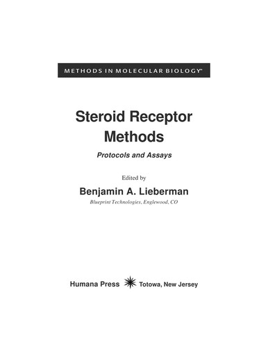 Steroid receptor methods