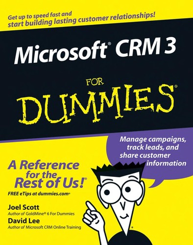 Microsoft CRM 3 for dummies