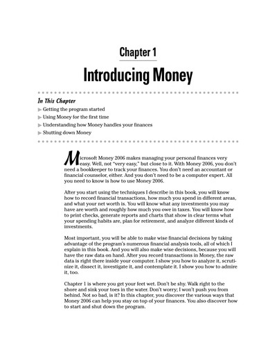 Microsoft Money 2006 for dummies