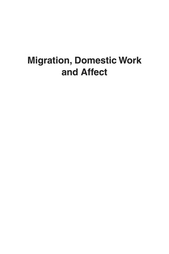 Migration, domestic work and affect