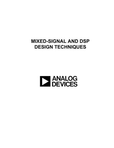 Mixed-signal and DSP design techniques