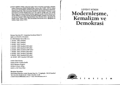 Modernleşme, Kemalizm ve demokrasi