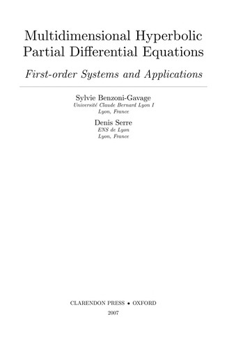 Multidimensional hyperbolic partial differential equations