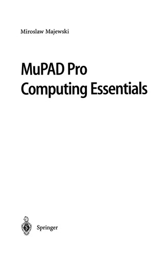 MuPAD Pro Computing Essentials
