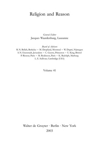 Religion and Reason, Bd. 41: Muslims and others: relations in context