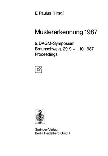 Mustererkennung 1987