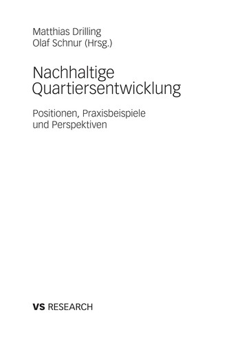 Nachhaltige Quartiersentwicklung