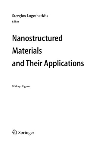 Nanostructured Materials and Their Applications