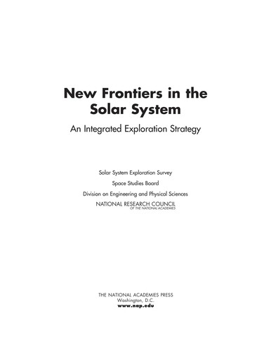 New frontiers in the solar system