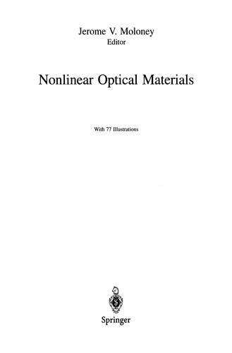 Nonlinear Optical Materials