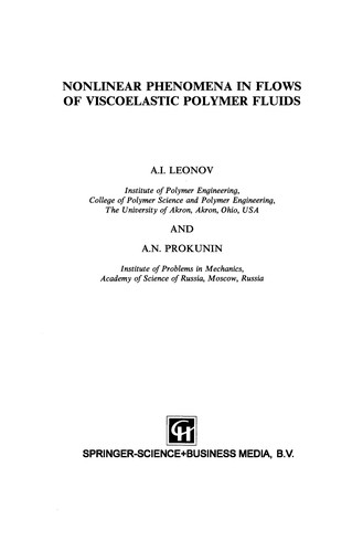 Nonlinear Phenomena in Flows of Viscoelastic Polymer Fluids