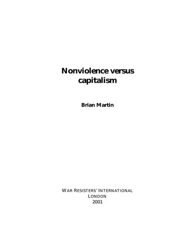 Nonviolence versus capitalism