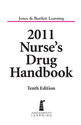 2011 nurse's drug handbook