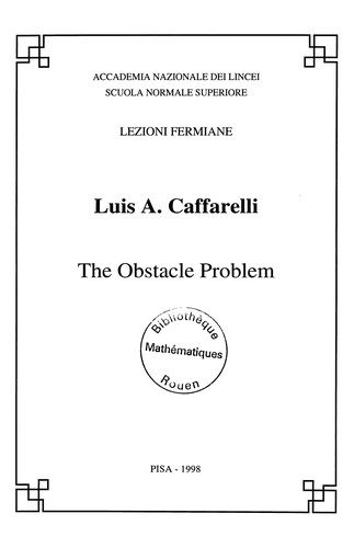 The Obstacle Problem