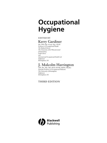 Occupational hygiene