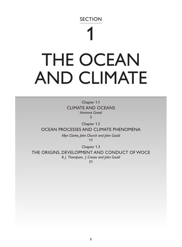 Ocean circulation and climate