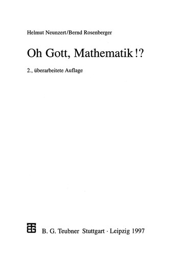 Oh Gott, Mathematik!?