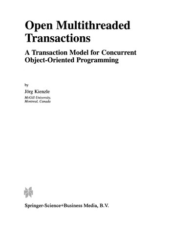 Open Multithreaded Transactions