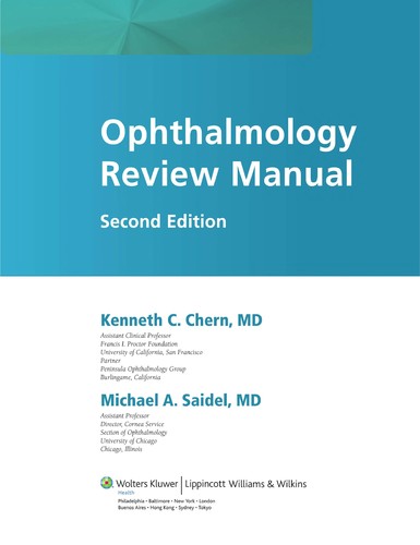 Ophthalmology review manual