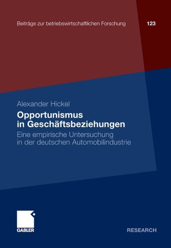 Opportunismus in Geschäftsbeziehungen
