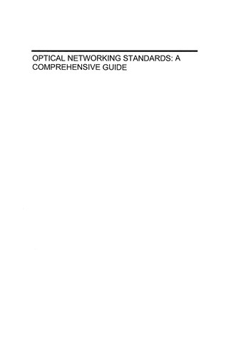 Optical networking standards